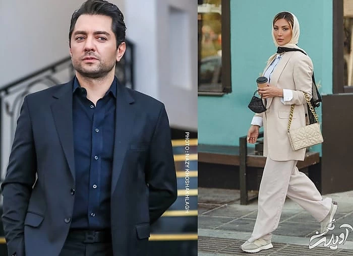 مینا مختاری همسر بهرام رادان بهرام رادان و همسرش